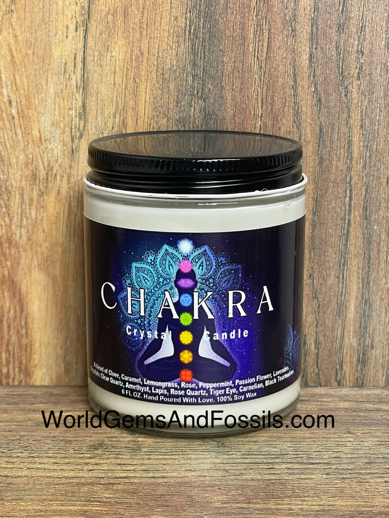 Chakra Crystal Candle