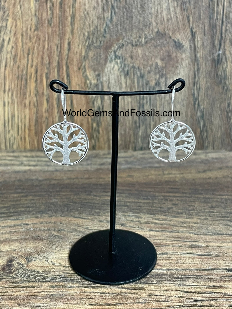 Tree Of Life Earring Sterling Silver