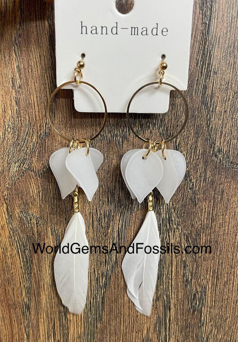 Feather Earring 2Pc Set