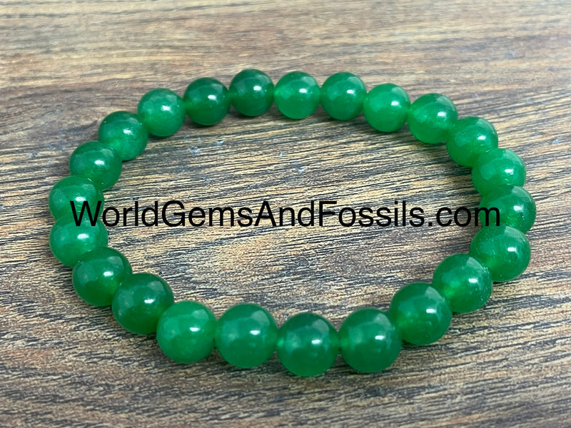 Green Jade Bracelet 8mm