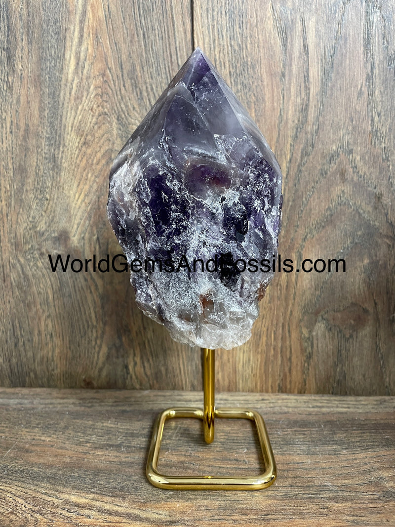 Amethyst On Stand   8"-9"