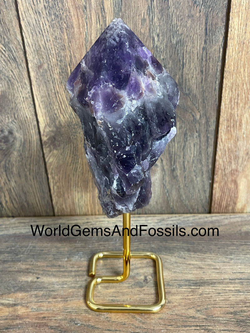 Amethyst On Stand   8"-9"