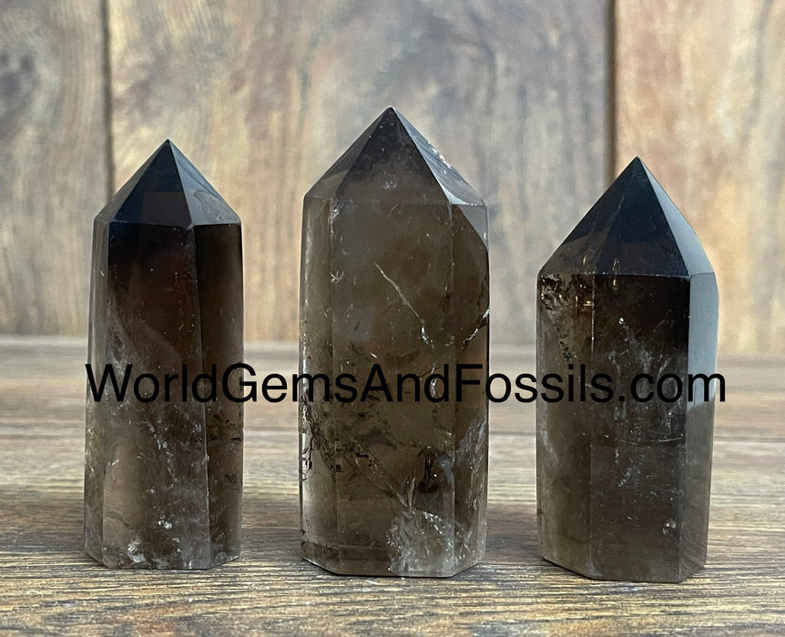 Smoky Quartz Point 2.3"- 2.5"/ 6-7cm