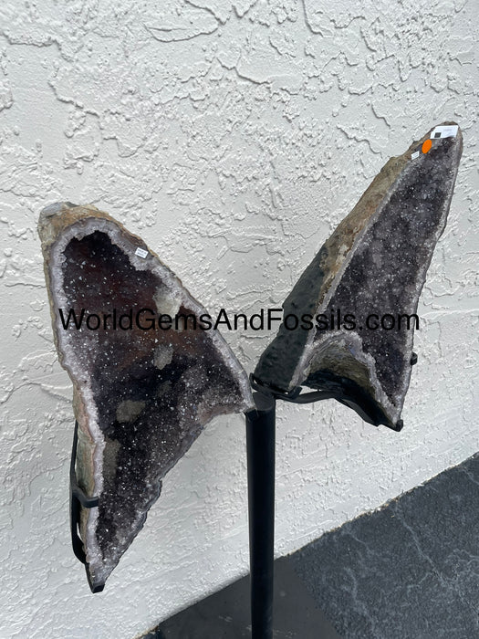 Amethyst Butterfly #6 38.5” x 18.5”