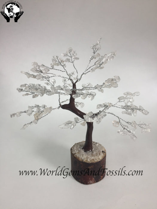 8" Clear Quartz Gem Tree