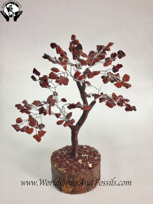 8" Red Jasper Gem Tree