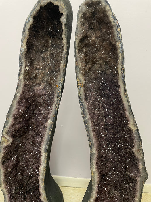 Amethyst Cathedral Pair 41.5” (3.5 feet) FREE Shipping