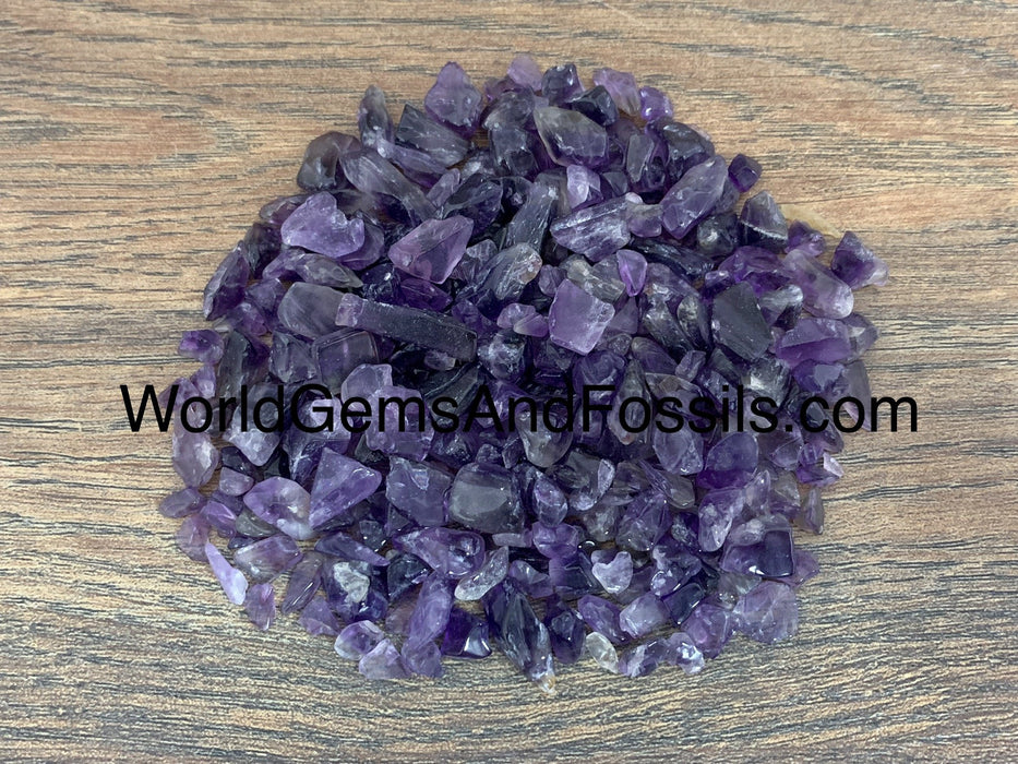 Amethyst Chip Stones 5-10mm 1 lb