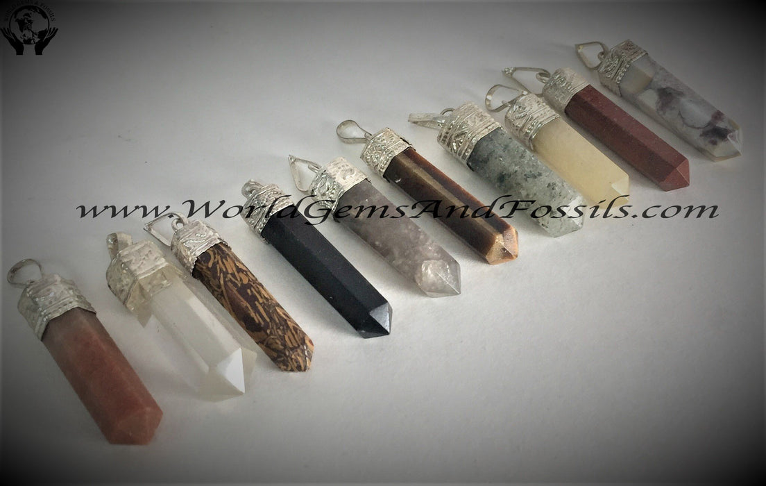 Gemstone Pendant Mix 10pc