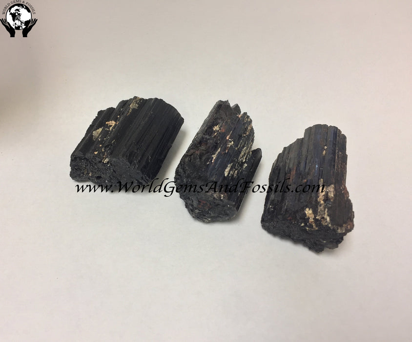 Black Tourmaline 1.5"-2" Log Style