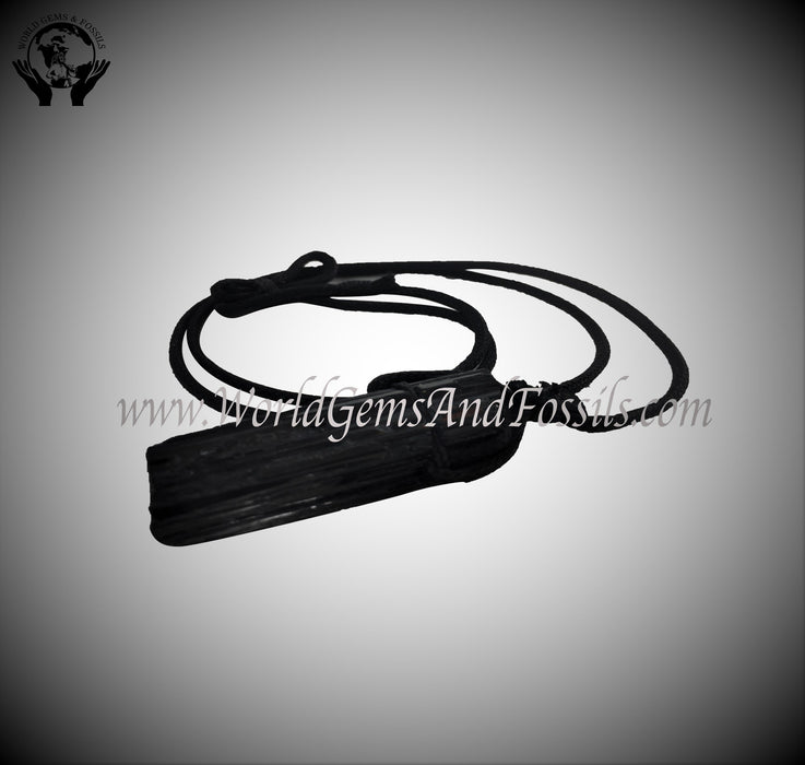 Black Tourmaline on Black Cord