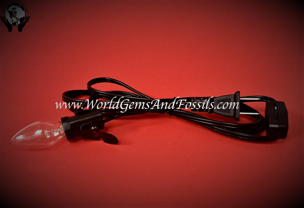 Electric Cord And Bulb White