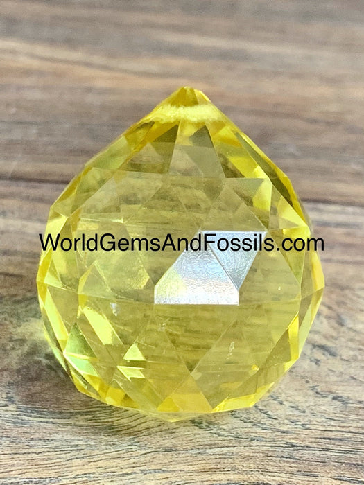 Feng Shui Hanging Crystals Yellow