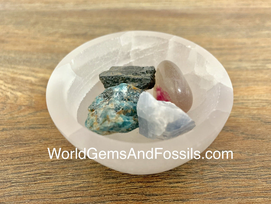Gemini Zodiac Sign Crystal Bowl Set