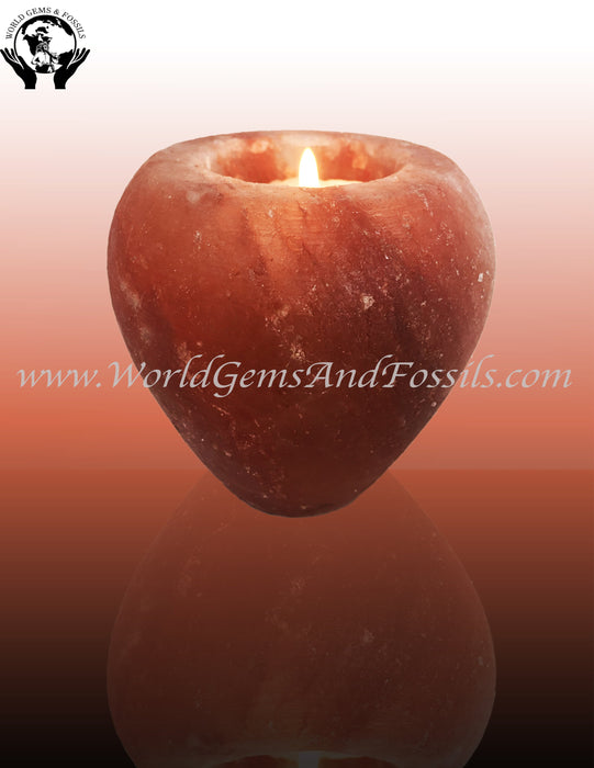 Pear Shape Salt Candle Holders