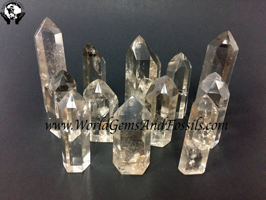 Polished Smoky Quartz Point 3"-3.5" 1 lb