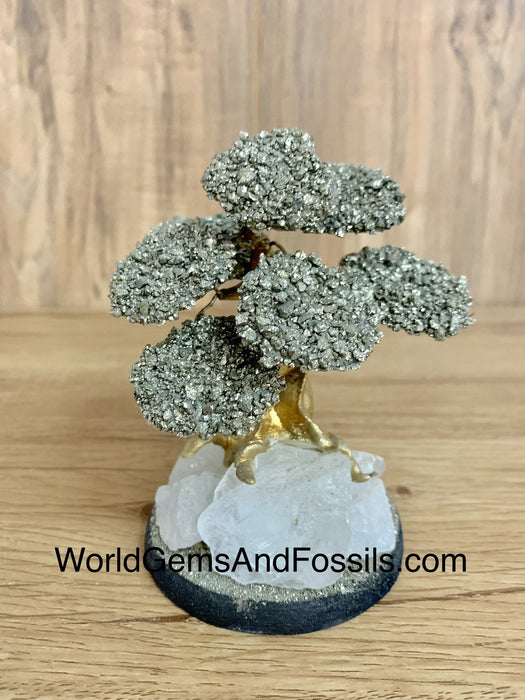 Pyrite Bonsai Gem Trees On Crystal Base