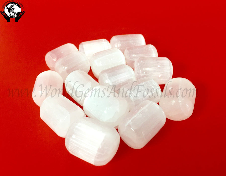 Selenite Tumbled Stone White 1Pc