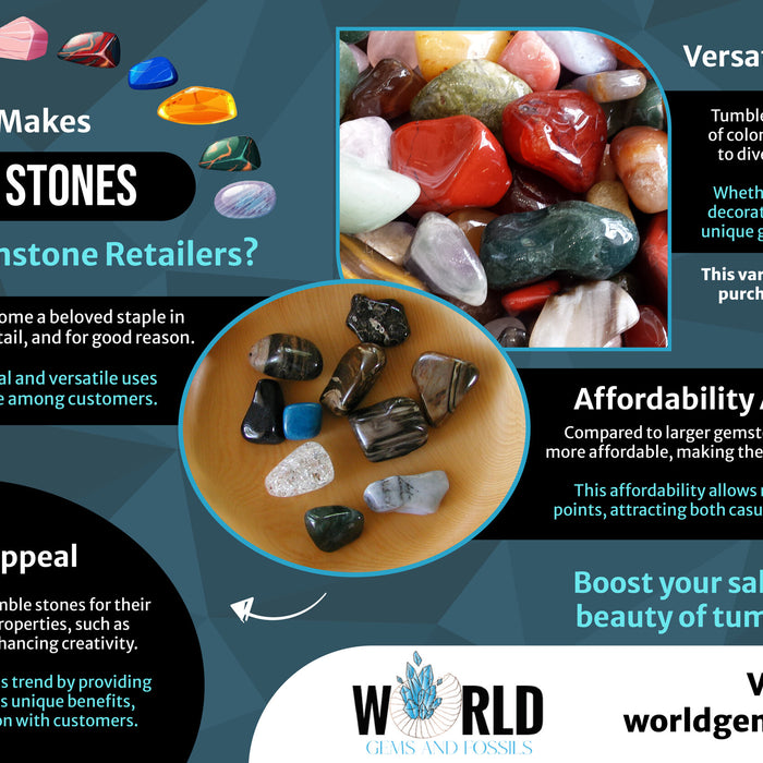 What Makes Tumble Stones A Staple For Gemstone Retailers?