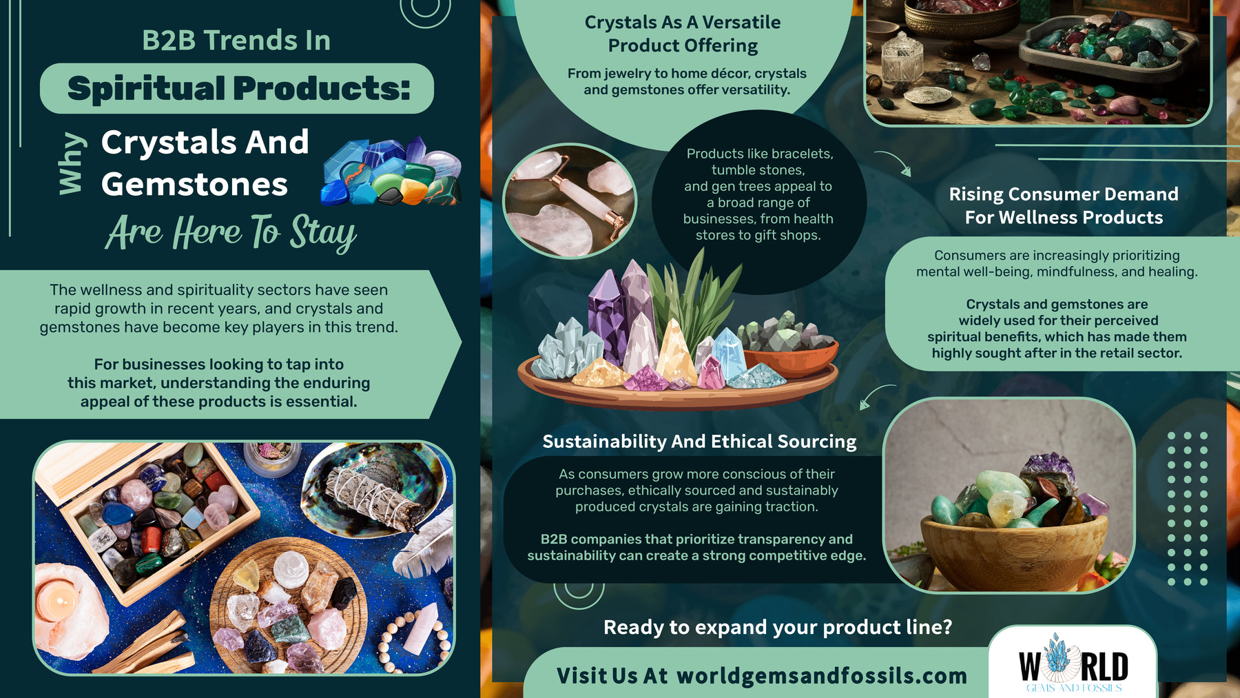 B2B Trends in Spiritual Products: Why Crystals and Gemstones Are Here To Stay