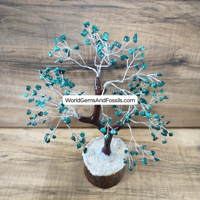 8" Malachite Gem Tree