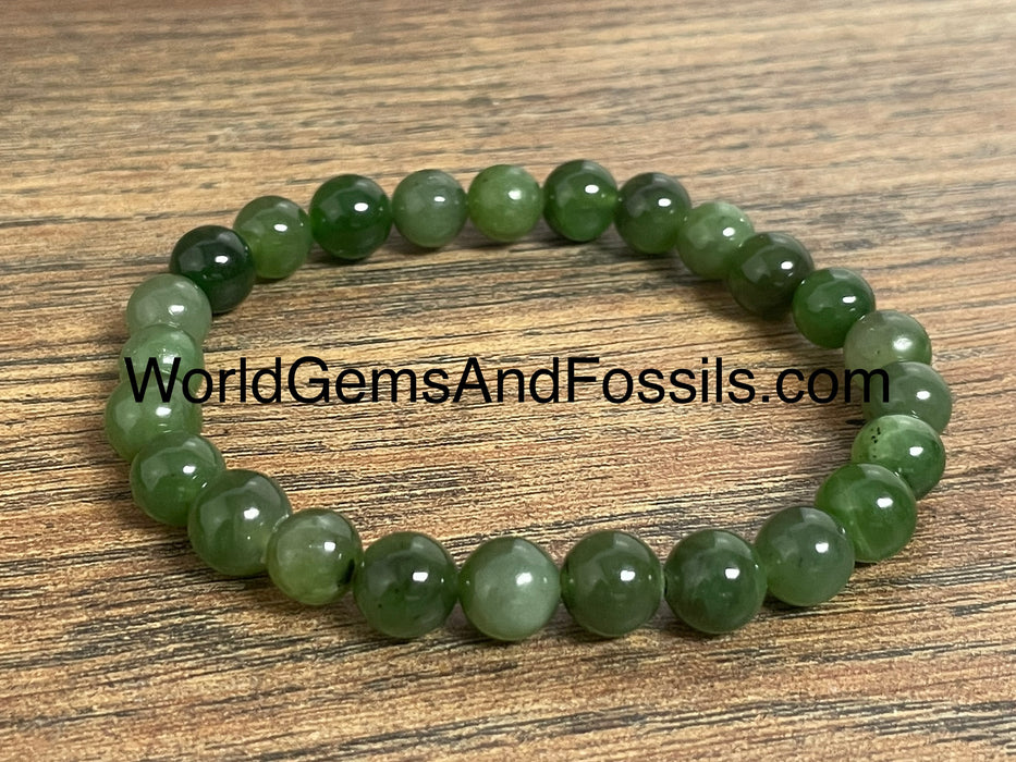 Nephrite Jade Bracelet 8mm