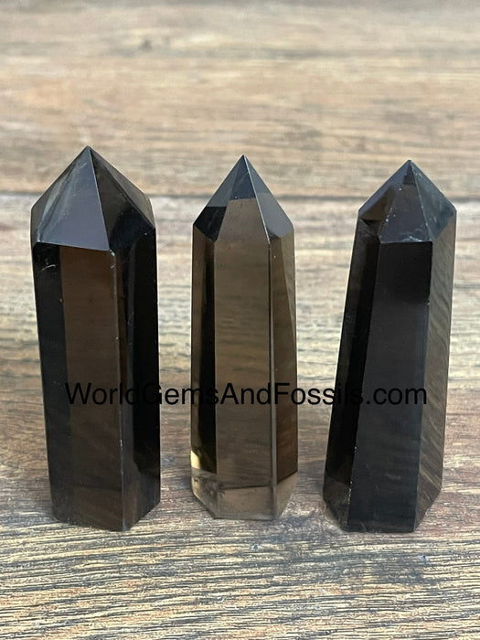 Smoky Quartz Point  2.7"-3"   1 lb