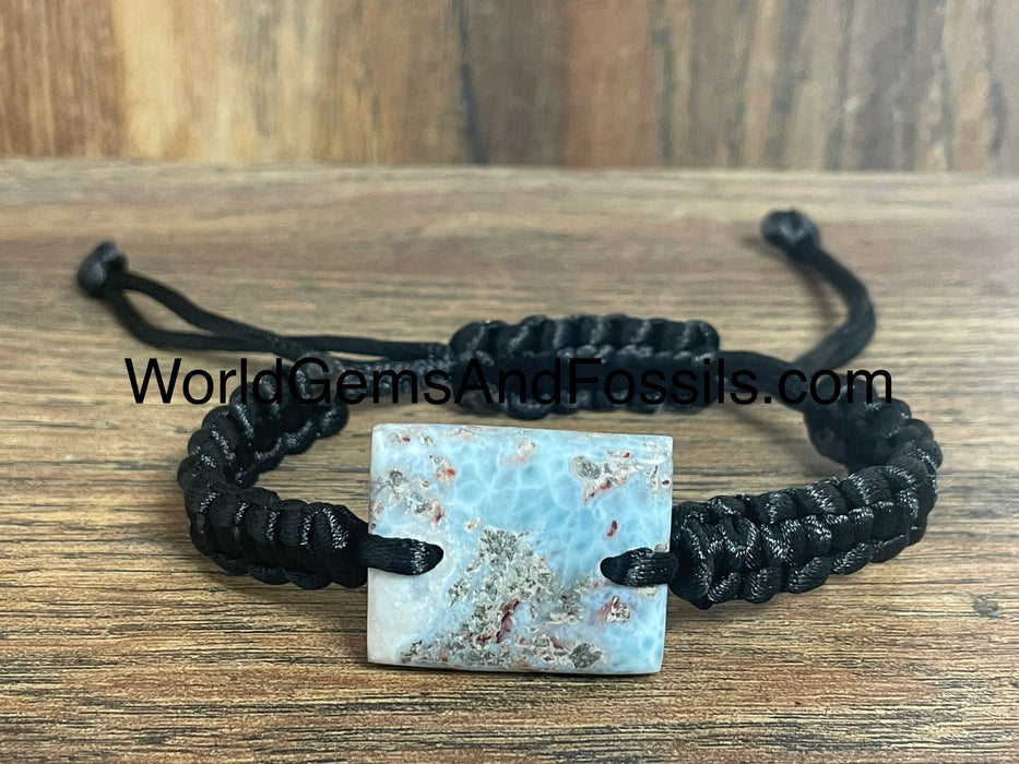 Larimar Bracelet Rectangle Knitted