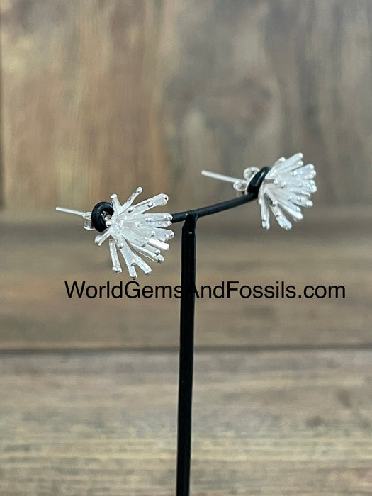 Dandelion Earring Sterling Silver 15mm