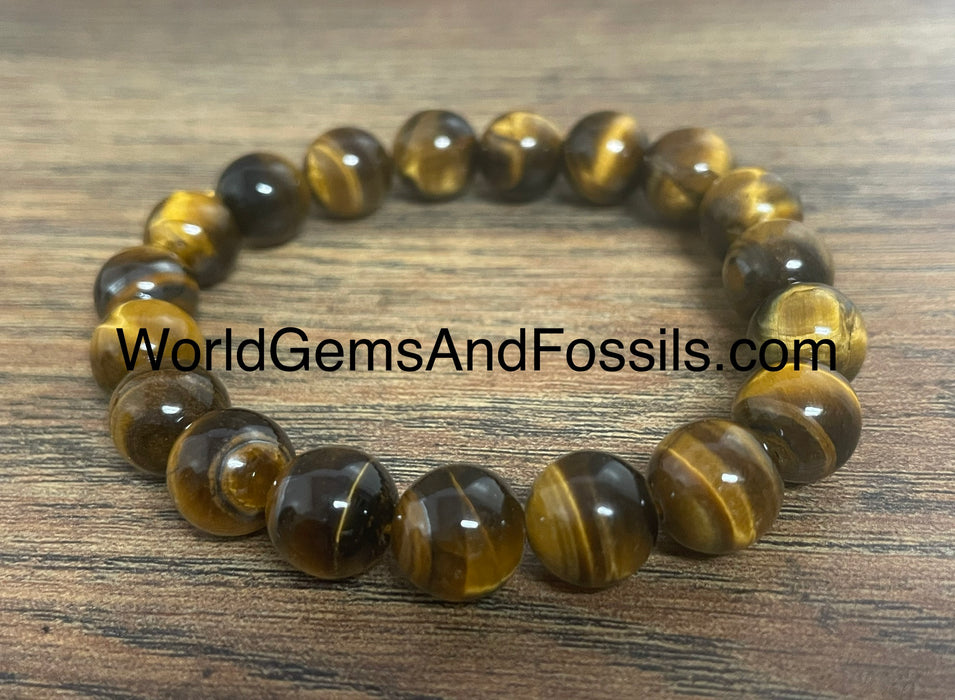 Yellow Tiger Eye Bracelet 10mm