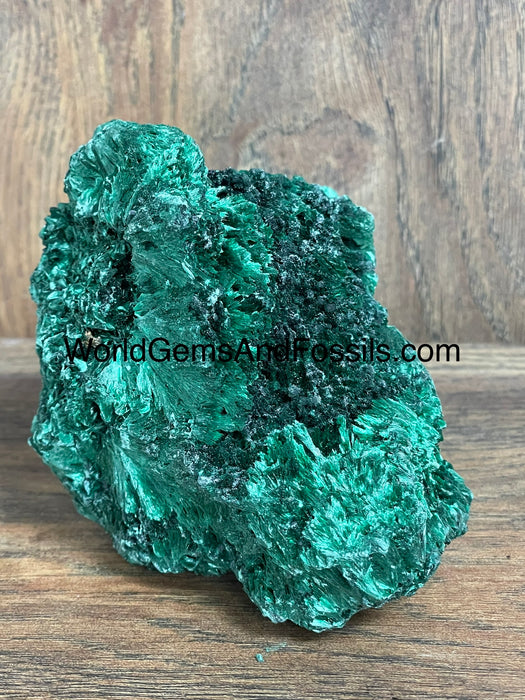 Fibrous Malachite Specimen 4”  #1