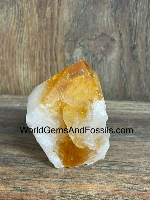 Citrine Point Cut Base