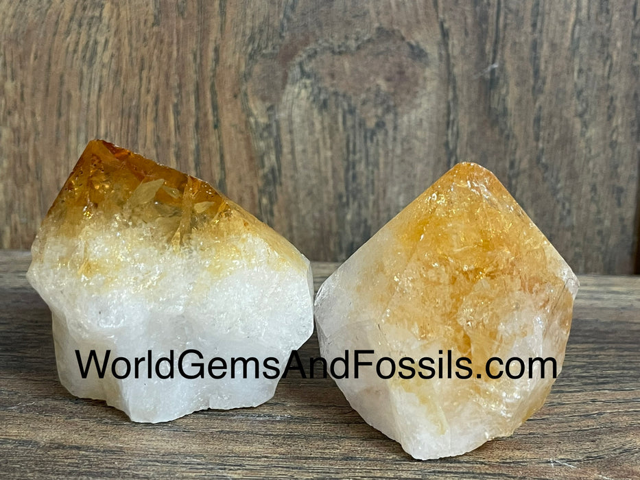 Citrine Point Cut Base  1lb