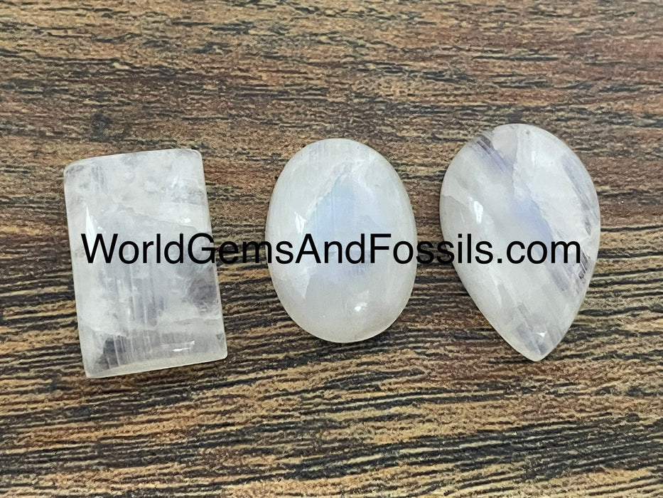 Rainbow Moonstone Cabochon 1pc