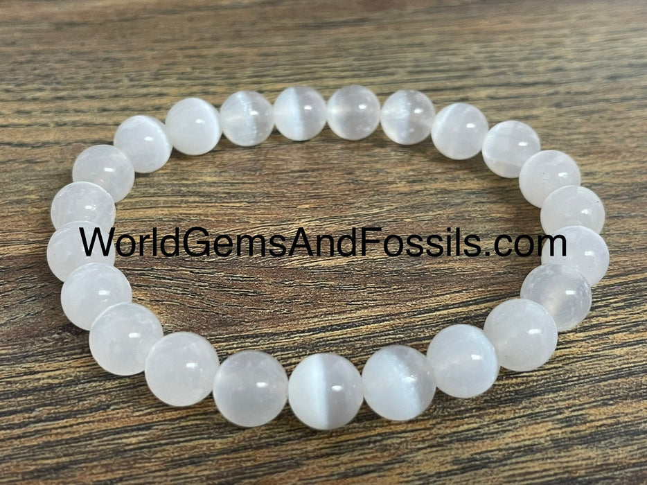 Selenite Bracelet 6mm