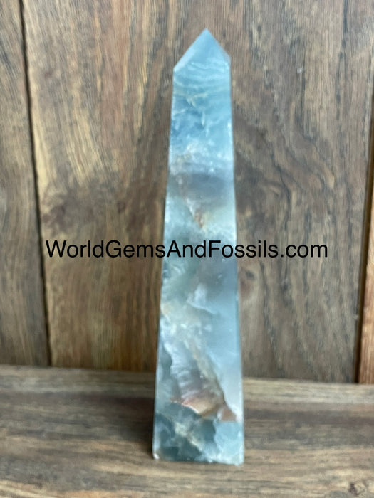 Blue Onyx Obelisk 8”  #3