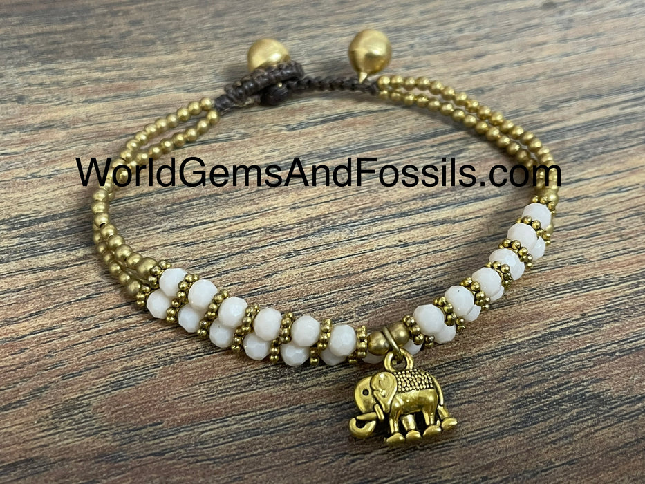 Elephant Charm Bracelet 6Pc Set