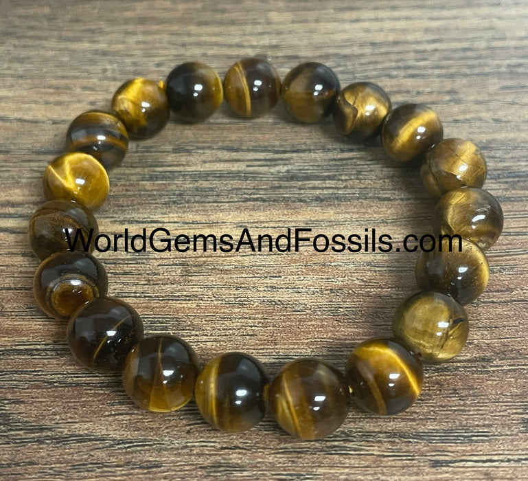 Yellow Tiger Eye Bracelet 10mm