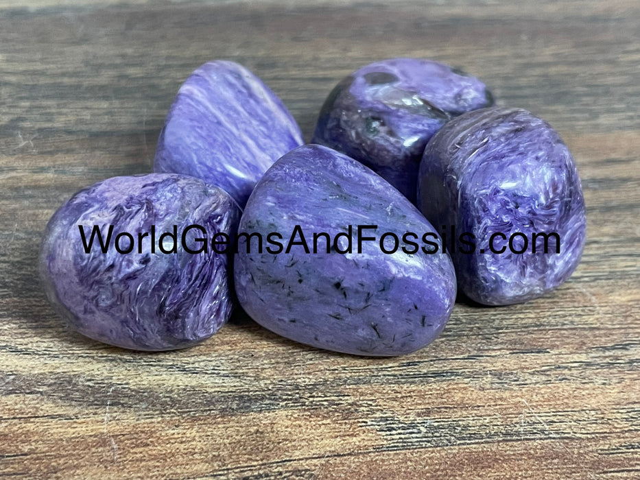 Charoite Tumbled Stone 1/2 lb