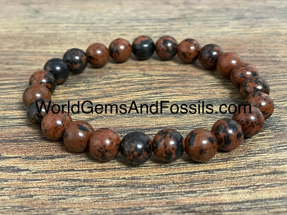 Mahogany Obsidian Bracelet 8mm