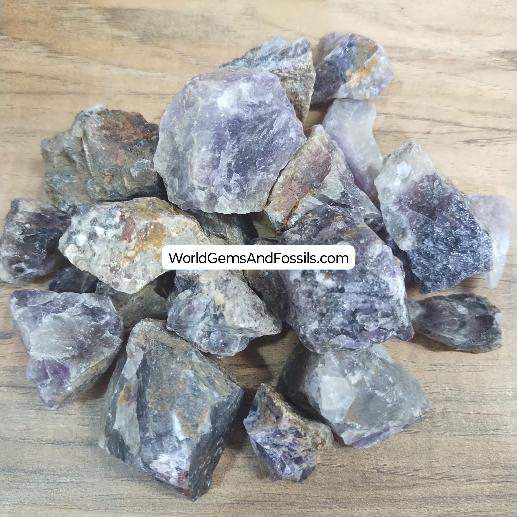 Amethyst Rough Stones 1lb C