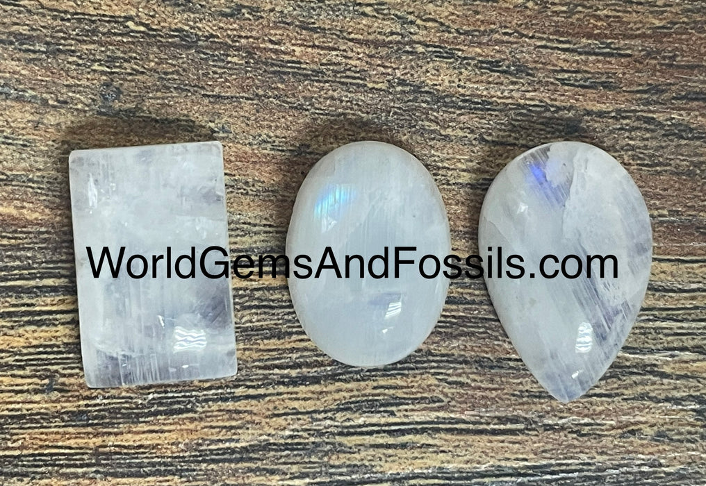 Rainbow Moonstone Cabochon 1pc