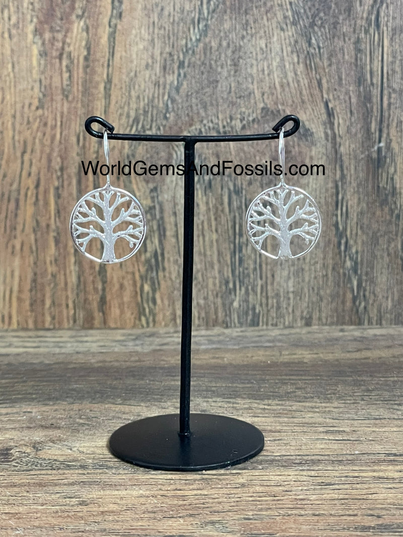 Tree Of Life Earring Sterling Silver