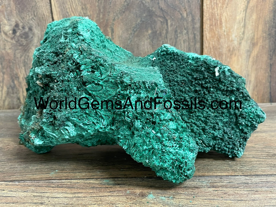 Fibrous Malachite Specimen 8.5”  #6