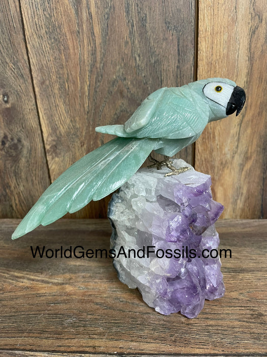 Crystal Bird On Stand  #10  Small