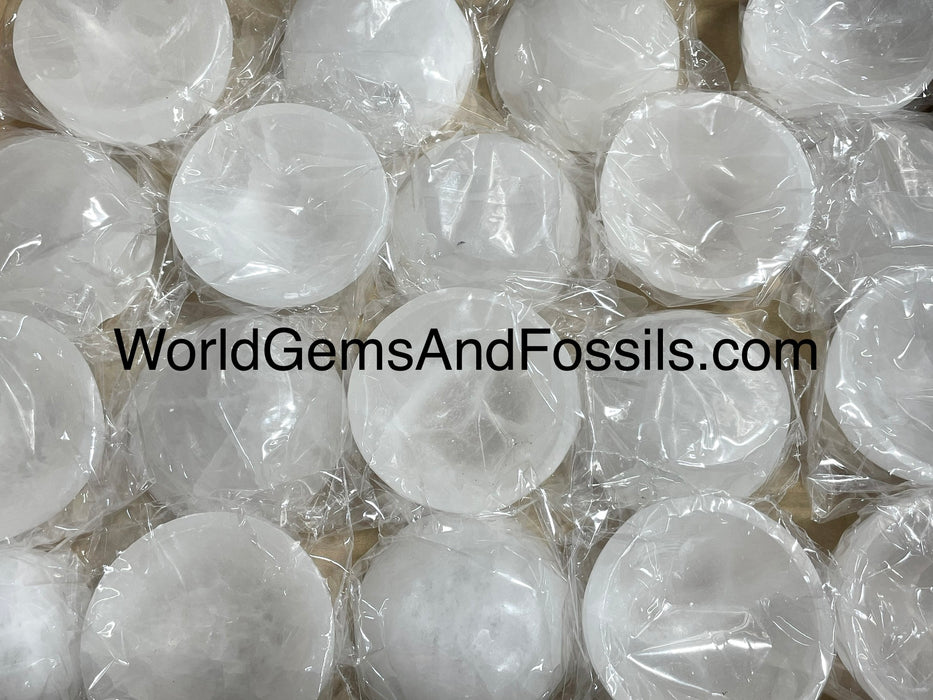 Selenite Bowl Round 3"  Box/100pcs