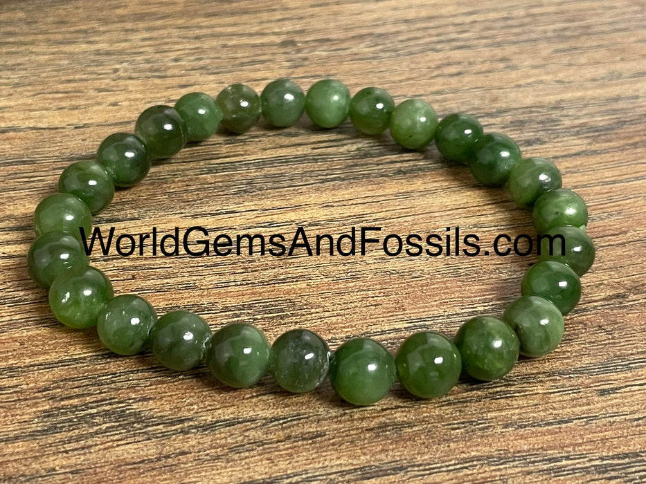 Nephrite Jade Bracelet 8mm