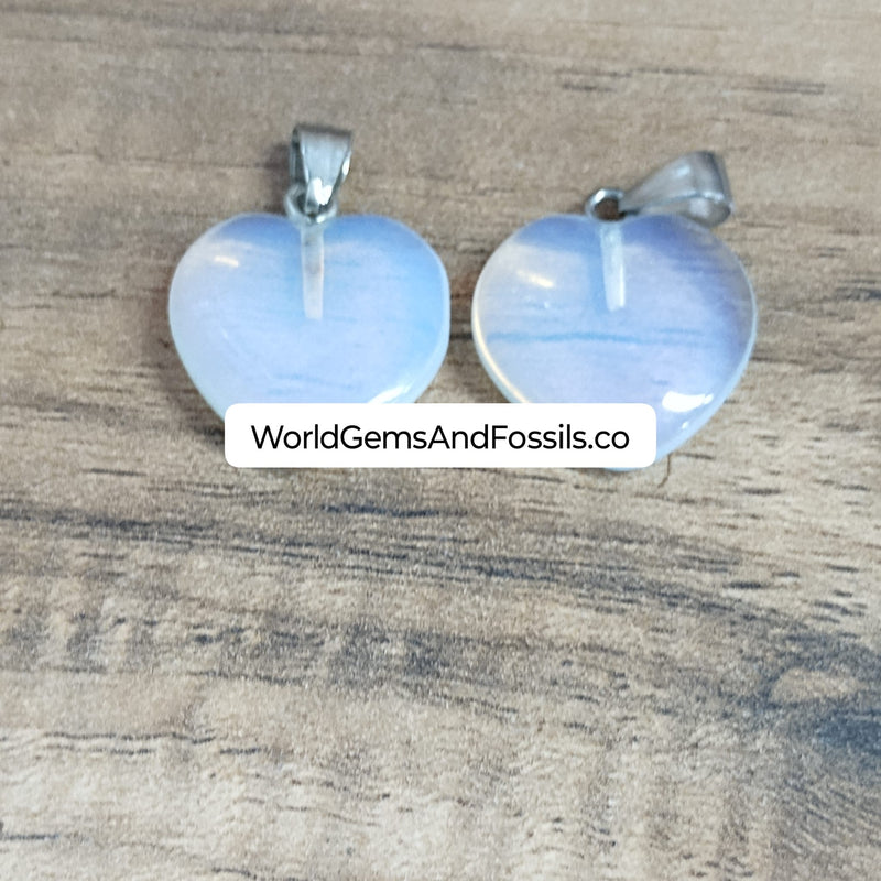 Opalite Heart Pendant