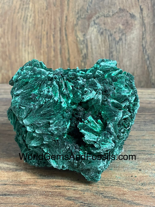 Fibrous Malachite Specimen 3.5”  #2