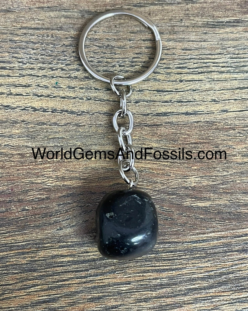 Black Jasper Keychain